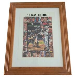 Houston Astros Biggios New Club 3000 Hits By Opie Otterstad I Was There VTG MLB